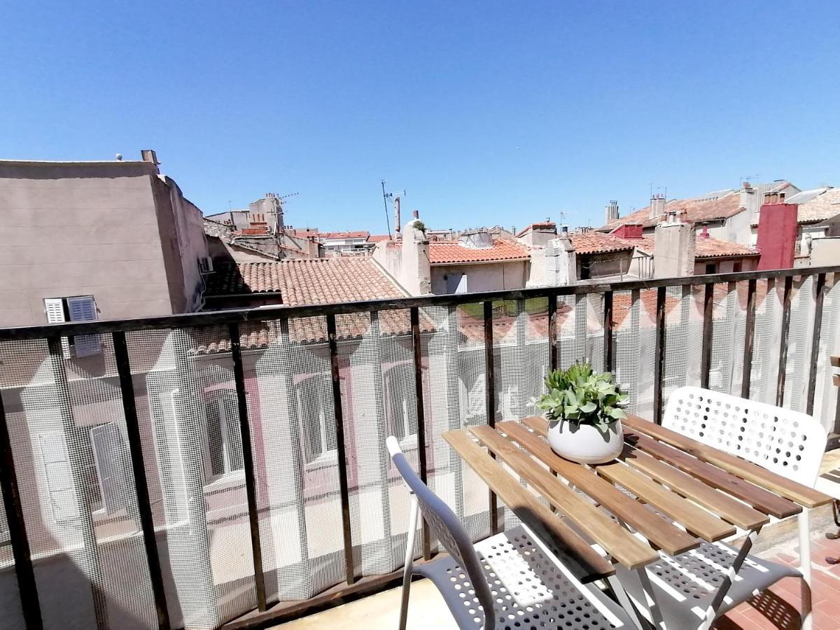 Studio Vieux-Port Avec Terrasse Marseille Exteriör bild
